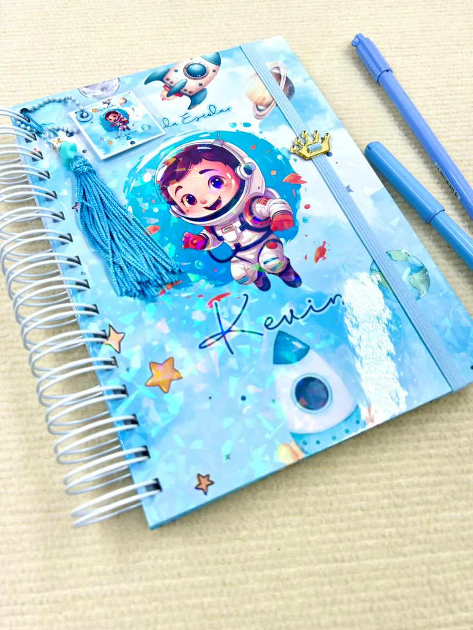 Agenda Escolar Anual Astronauta A5 miniatura 2