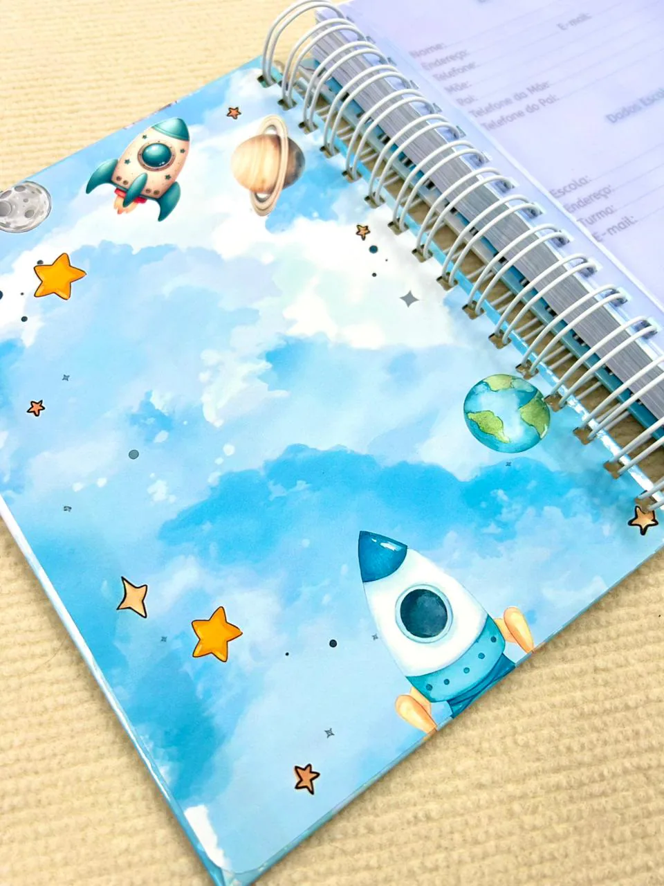 Agenda Escolar Anual Astronauta A5 miniatura 4