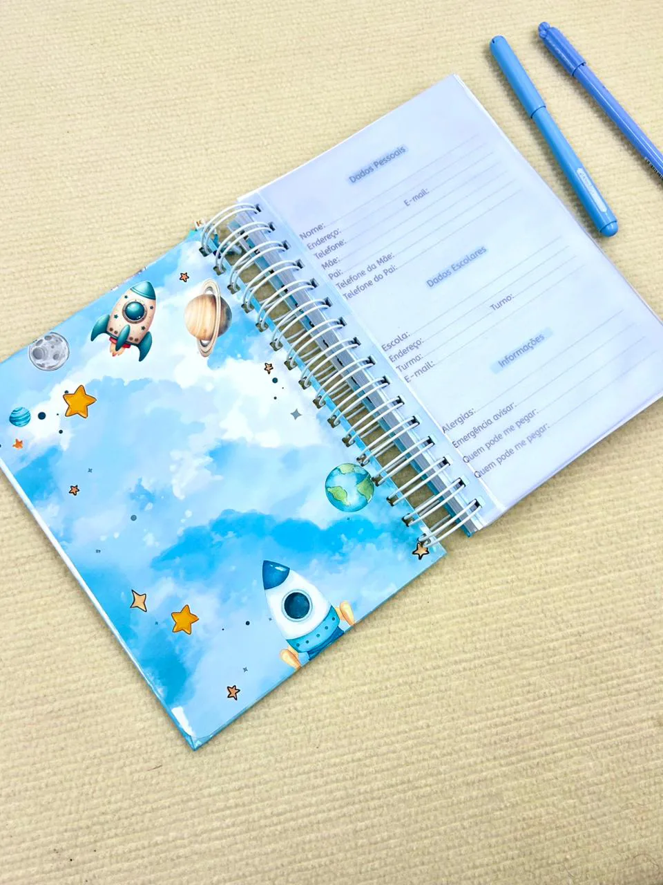 Agenda Escolar Anual Astronauta A5 miniatura 5