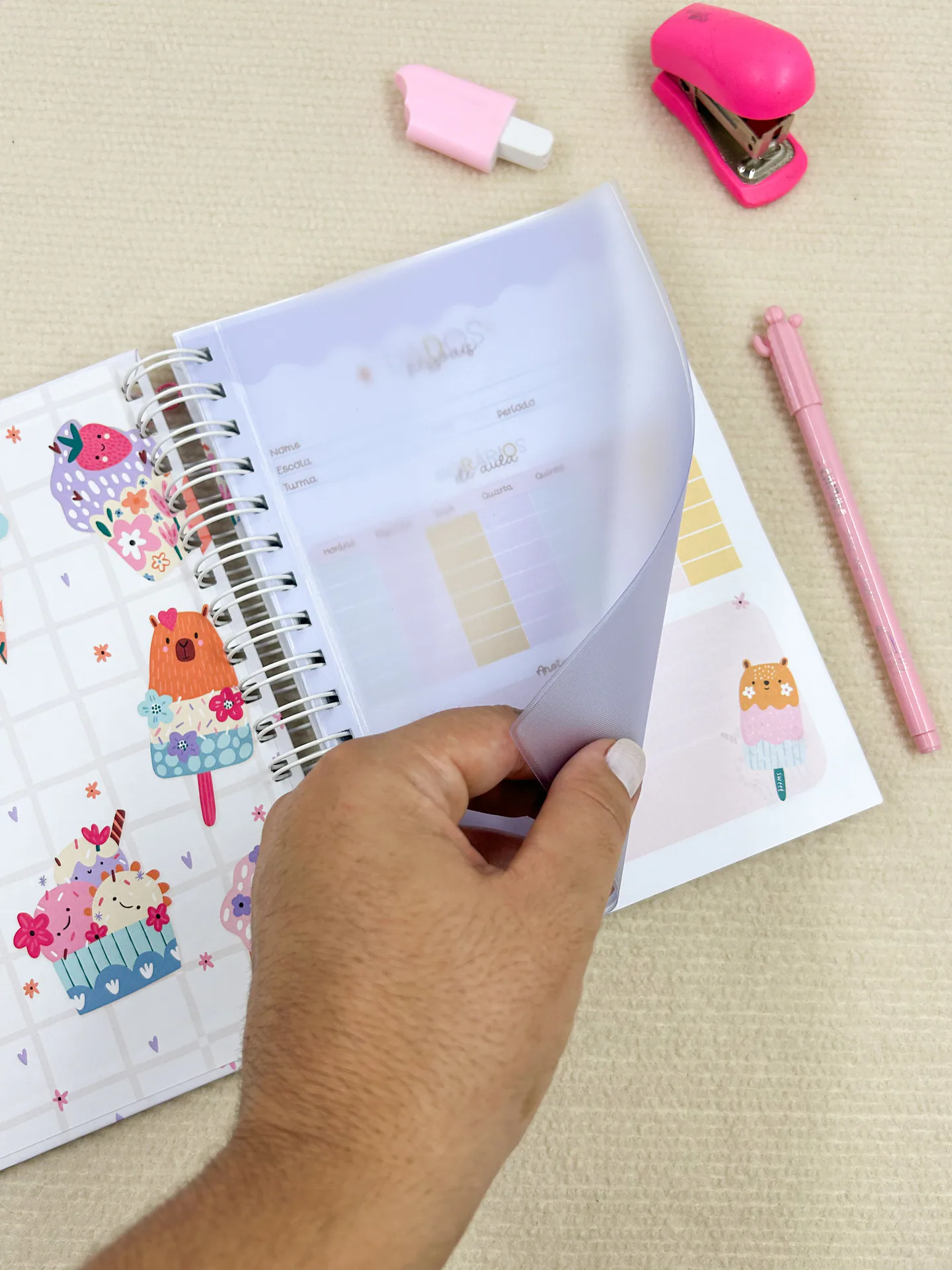 Agenda Escolar Anual Capivara A5 miniatura 4