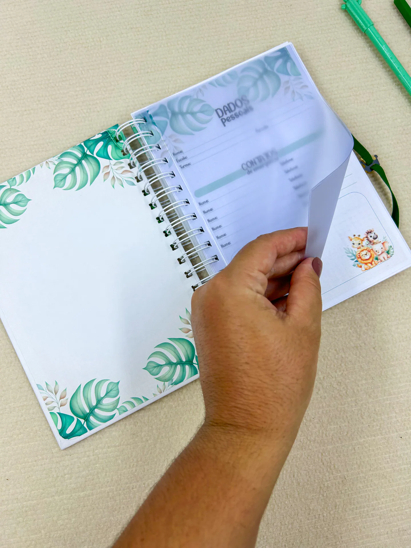Agenda Escolar Anual Safari  miniatura 3