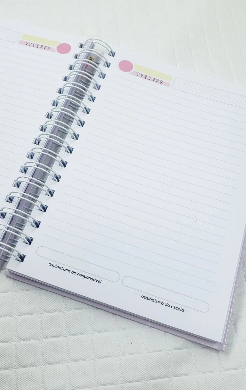 Agenda Escolar Anual Bichinhos Meninas A5 miniatura 5