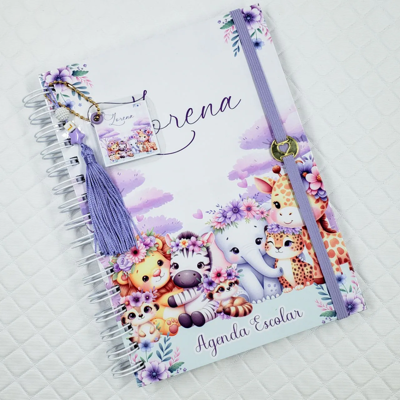 Agenda Escolar Anual Bichinhos Meninas A5