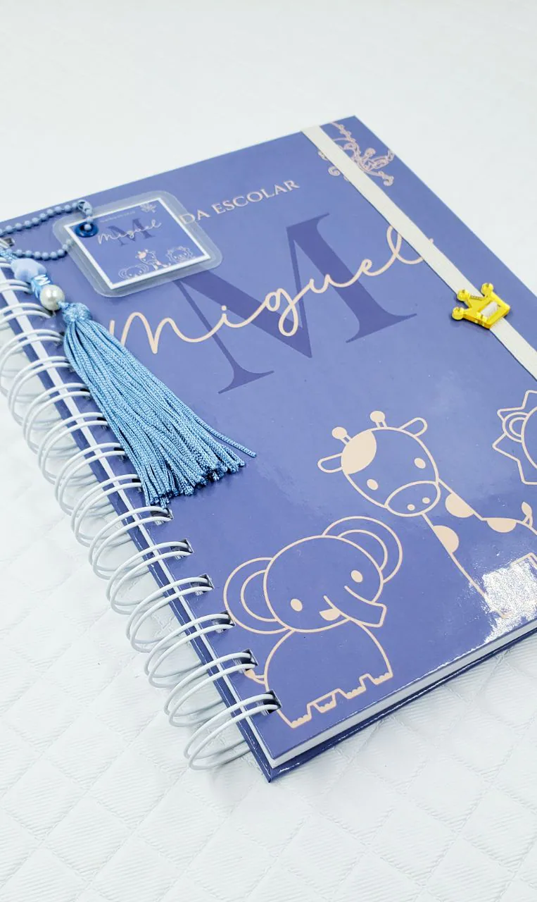 Agenda Escolar Anual Safari Azul A5 miniatura 2