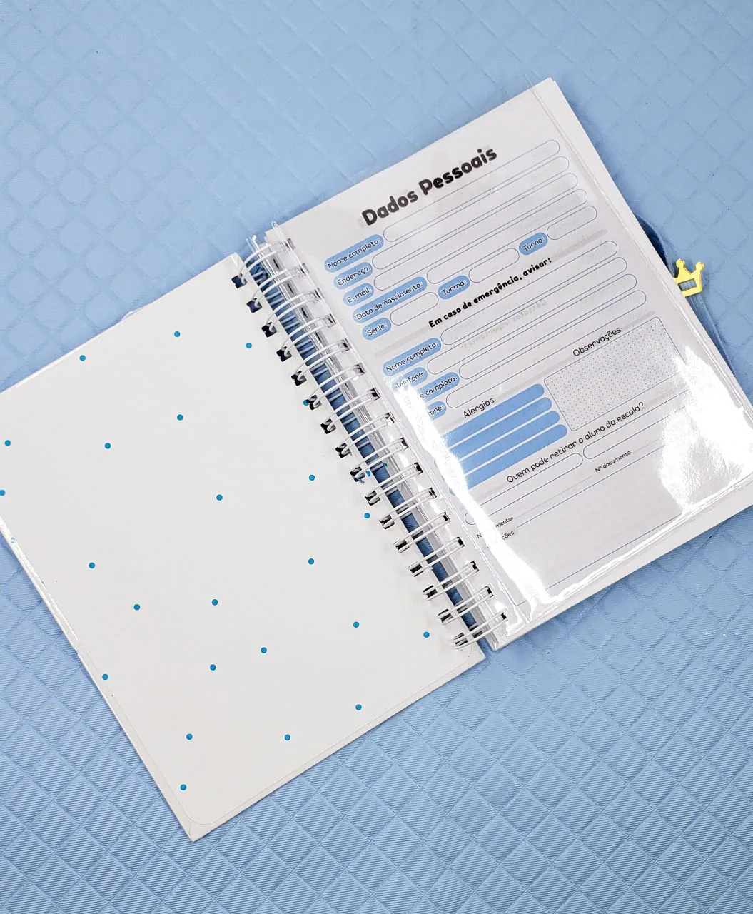 Agenda Escolar Anual Bolinhas A5 miniatura 3