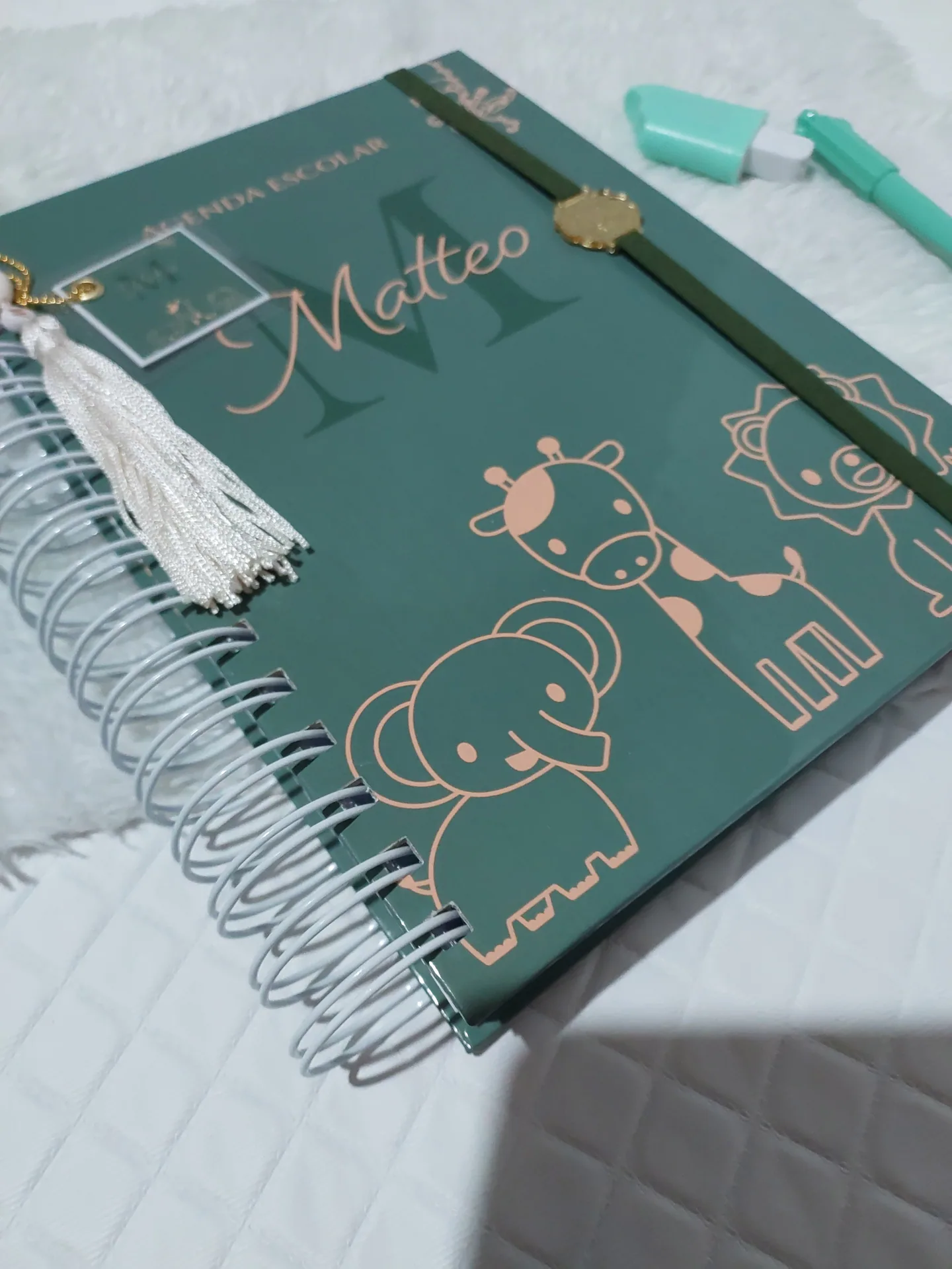 Agenda Escolar Safari Verde A5 miniatura 3