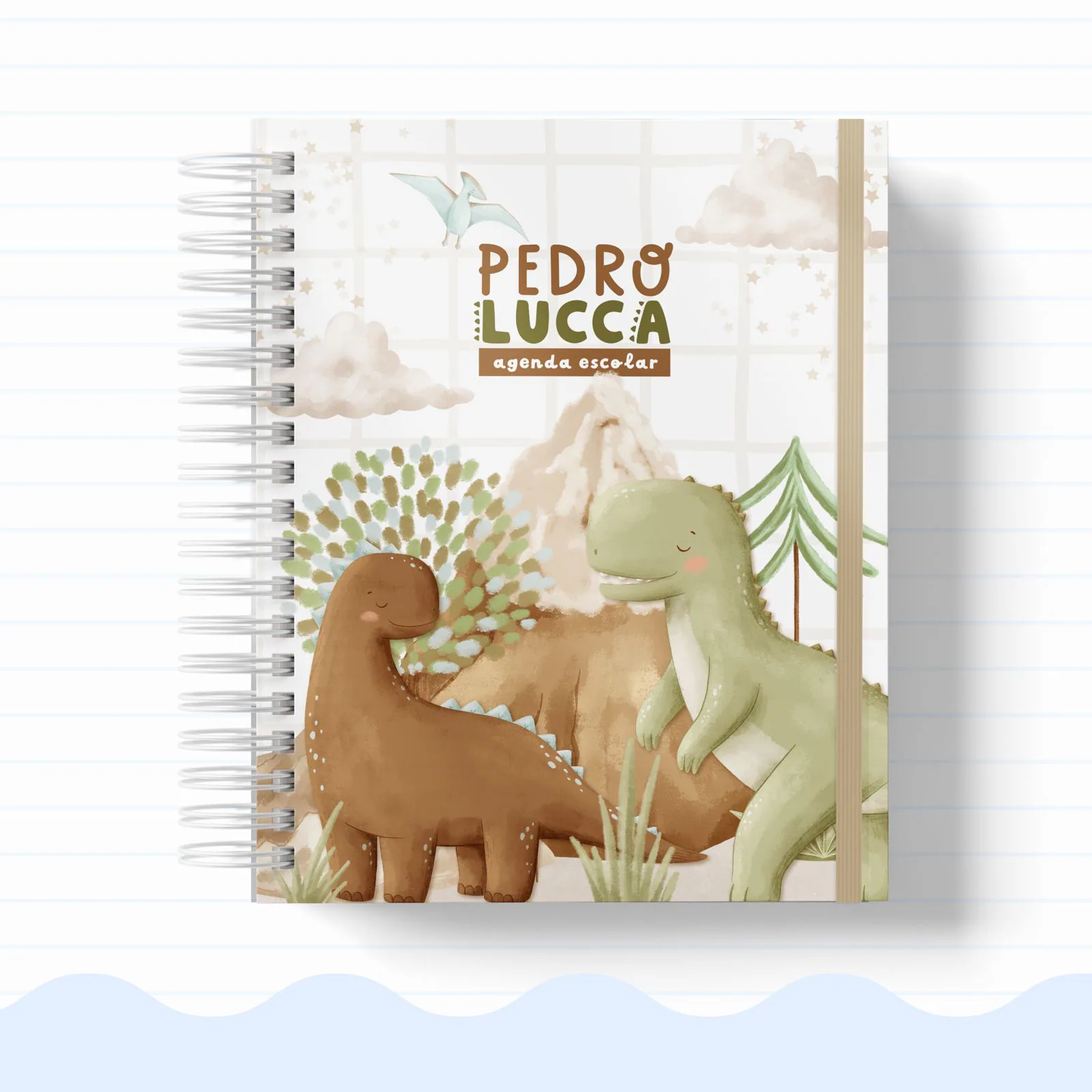 Agenda Escolar Anual Dinossauro