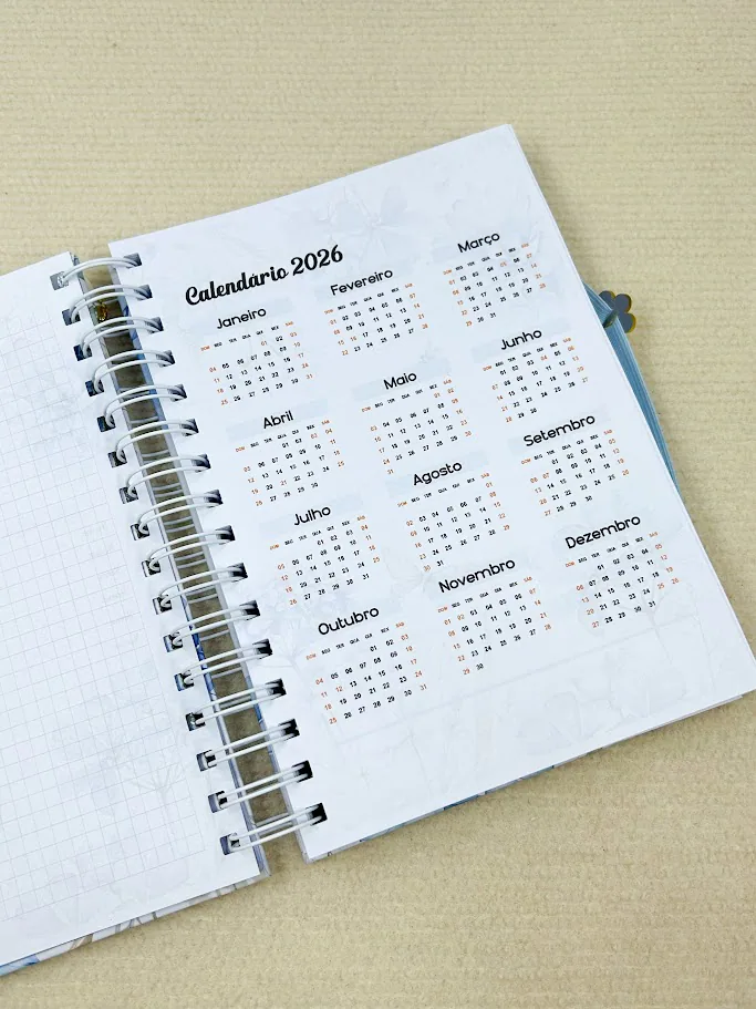 Caderno Pautado A5 Borboletas Azuis miniatura 5
