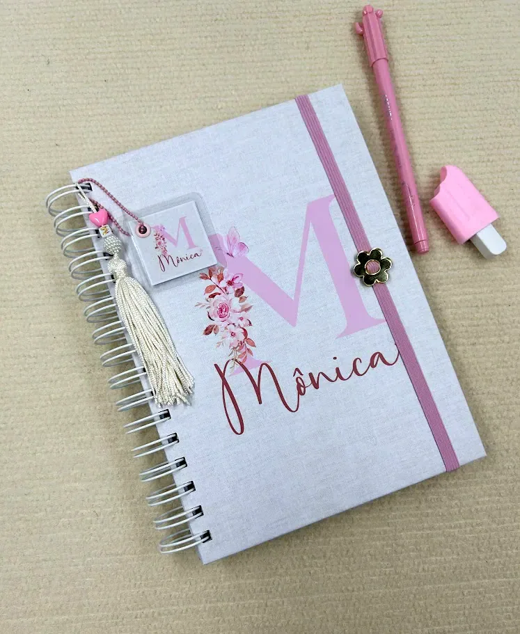 Caderno Pautado A5 Linho Suave
