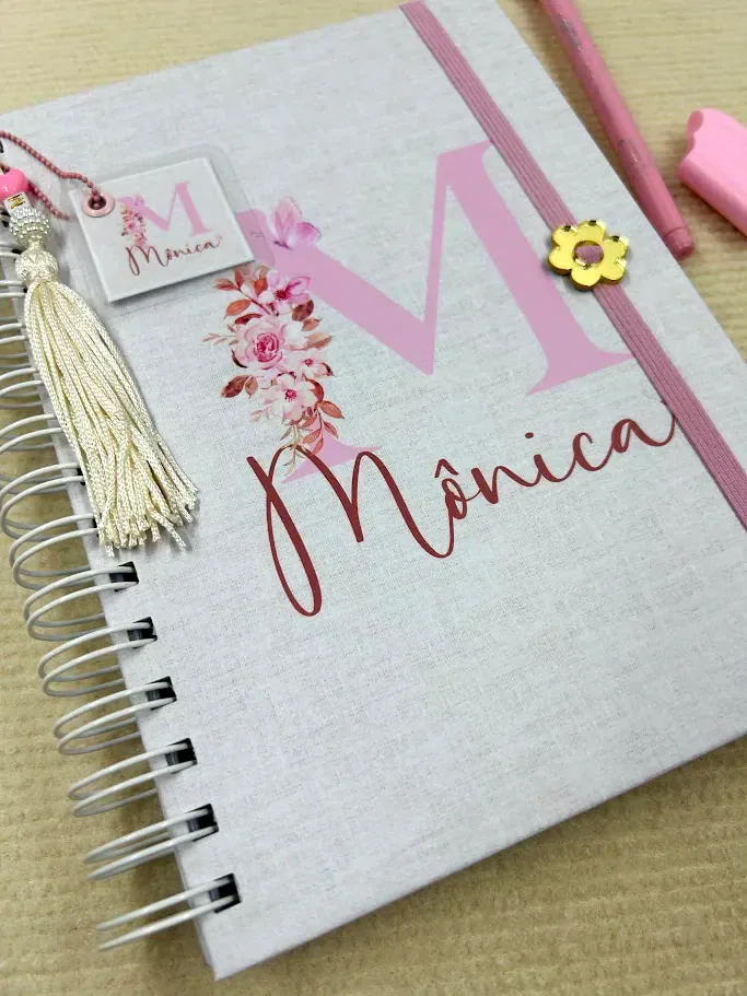 Caderno Pautado A5 Linho Suave miniatura 2