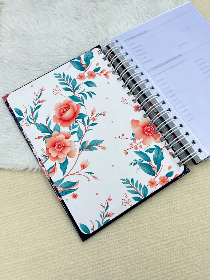 Caderno Pautado A5 Floral miniatura 2