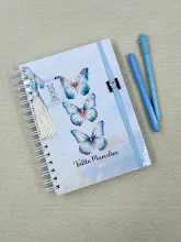 Caderno Pautado A5 Borboletas 