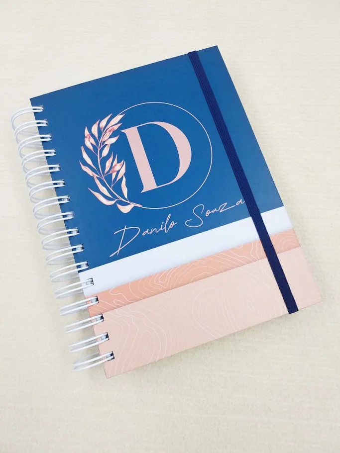 Caderno Pautado A5 Masculino