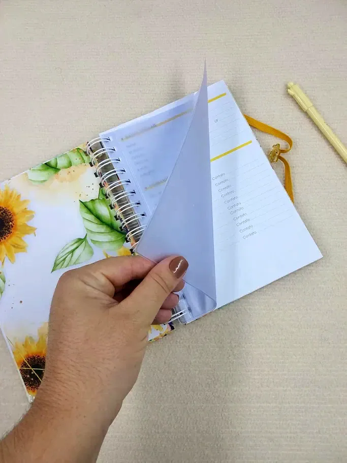 Caderno Pautado A5 Girassol  miniatura 3