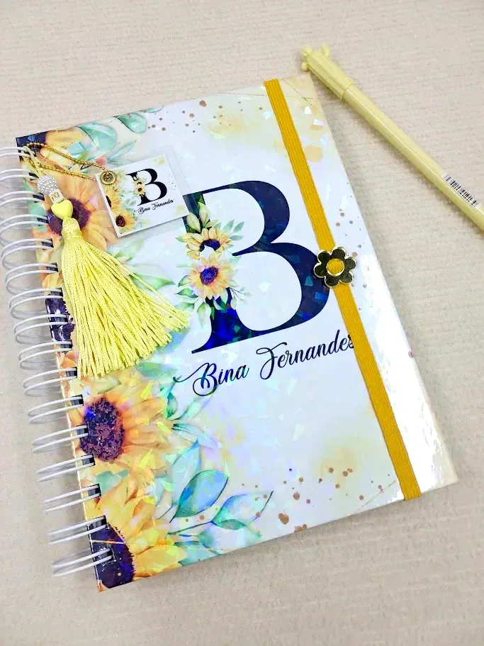 Caderno Pautado A5 Girassol 